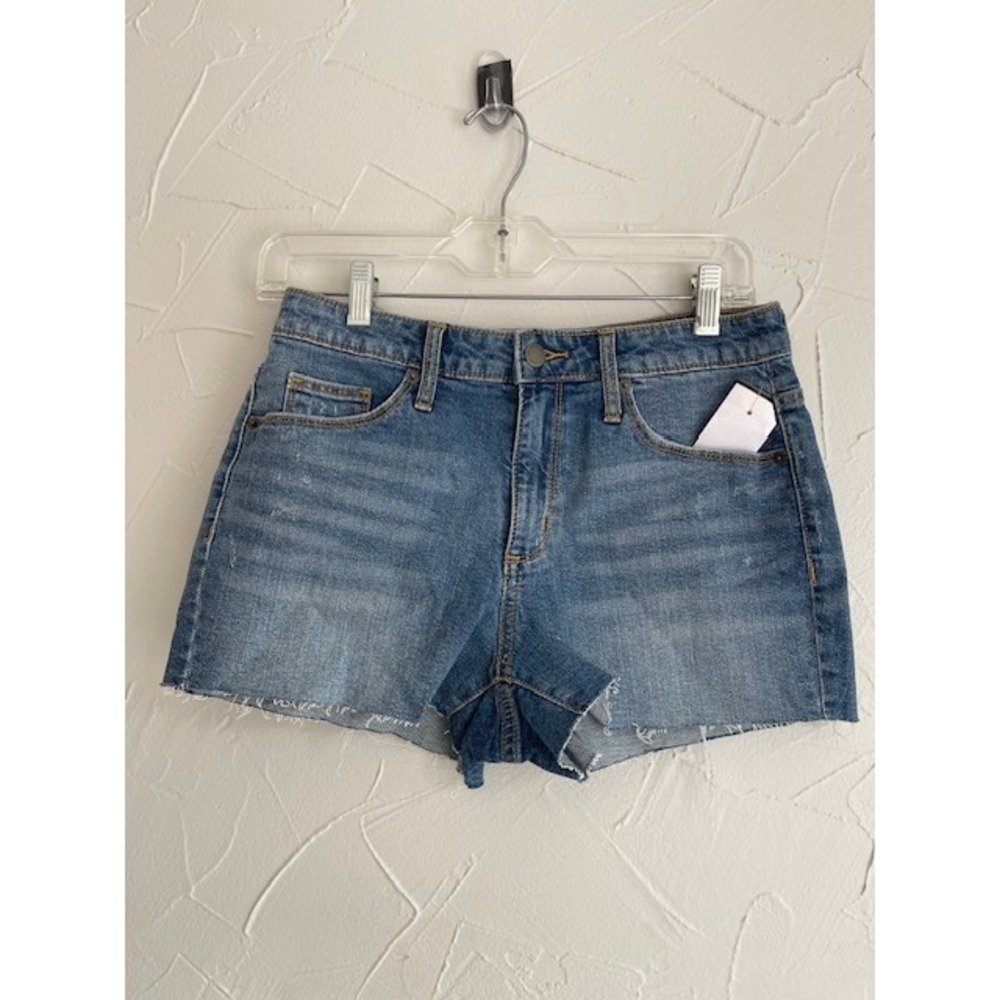 Universal Thread Jean Short Womens Size 6/28R High Rise Shortie Destroyed CutOf